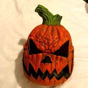 Scary pumpkin head mask